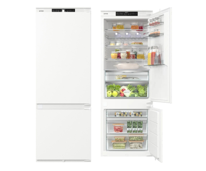 Lodówka do zabudowy Lodówka do zabudowy Gorenje NRKI619D61WFE No Frost 200,5cm 35dB Zawiasy Ślizgowe 377L